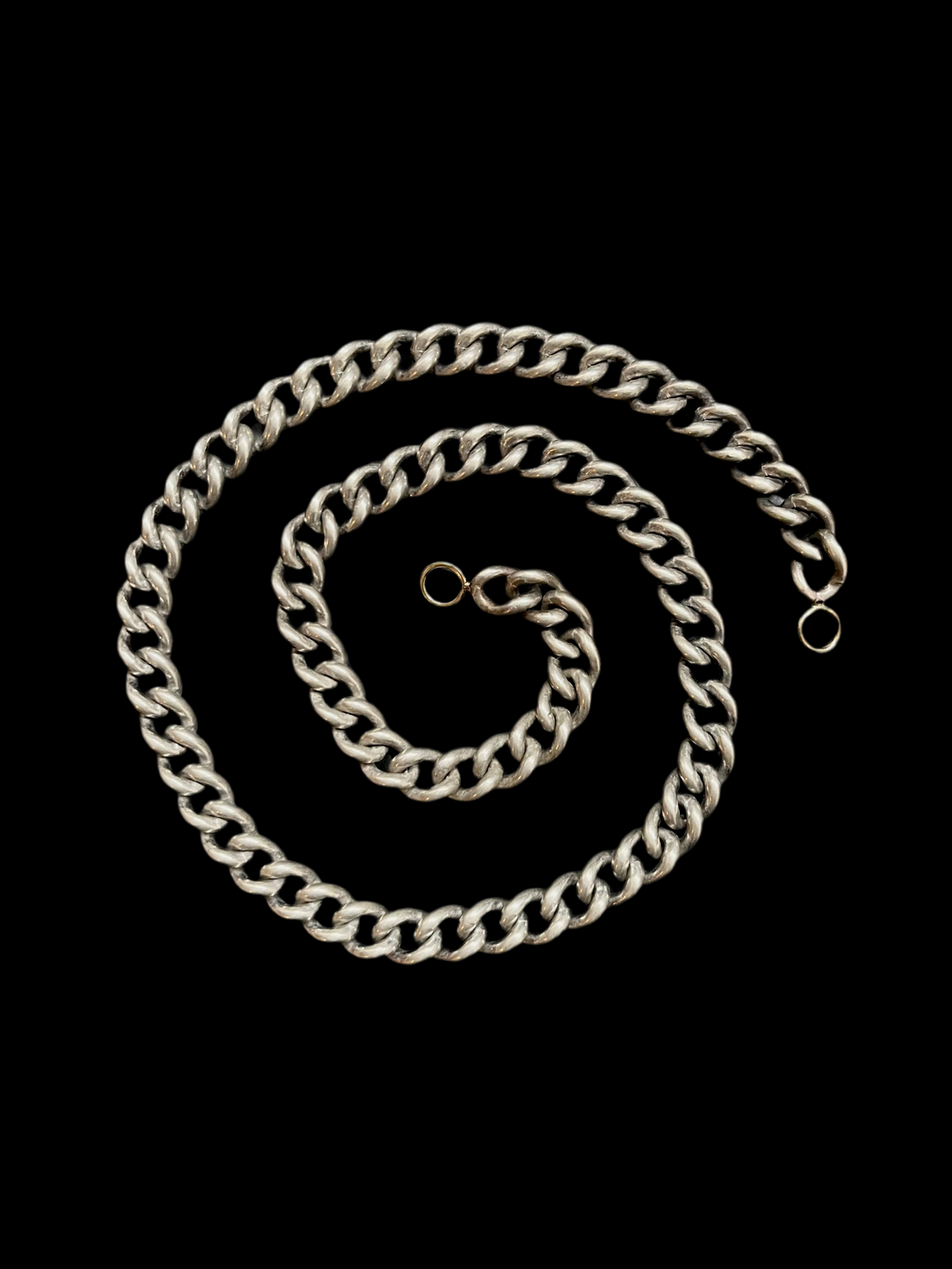 STERLING SILVER HEAVY CURB CHAIN