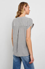 Load image into Gallery viewer, RAILS MEL SHIRT - BLACK GINGHAM
