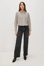 Load image into Gallery viewer, RAILS RAMY SHIRT - NOIR STRIPE
