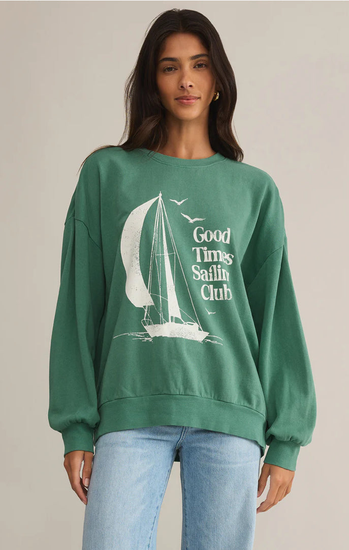 Z SUPPLY SAIL AWAY SUNDAY SWEATSHIRT