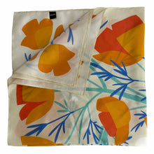 Load image into Gallery viewer, VOYAGER SILK CALIFORNIA POPPIES SILK SCARF
