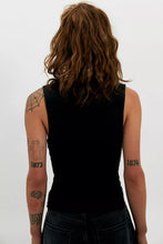 Load image into Gallery viewer, FREE PEOPLE JAMIE HENLEY TANK - PITCH BLACK

