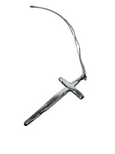 Load image into Gallery viewer, JW STERLING SILVER TEXTURED LARGE CROSS PENDANT NECKLACE – 20"
