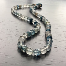 Load image into Gallery viewer, BLUE RUTILATED QUARTZ BEADED NECKLACE
