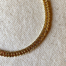 Load image into Gallery viewer, CAMPFIRE COUTURE 18K GOLD FILLED DOUBLE CURB CHAIN CUBAN BRACELET 7”
