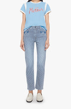 Load image into Gallery viewer, MOTHER THE BOXY GOODIE INSET TEE - MOTHER SCRIPT
