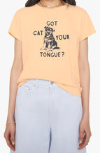 Load image into Gallery viewer, MOTHER THE BOXY GOODIE GOODIE TEE - CAT GOT YOUR TONGUE?
