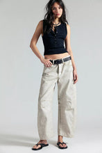 Load image into Gallery viewer, FREE PEOPLE JAMIE HENLEY TANK - PITCH BLACK
