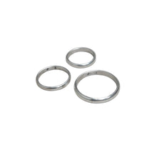 Load image into Gallery viewer, Three thin Sterling silver smooth stacking rings.
