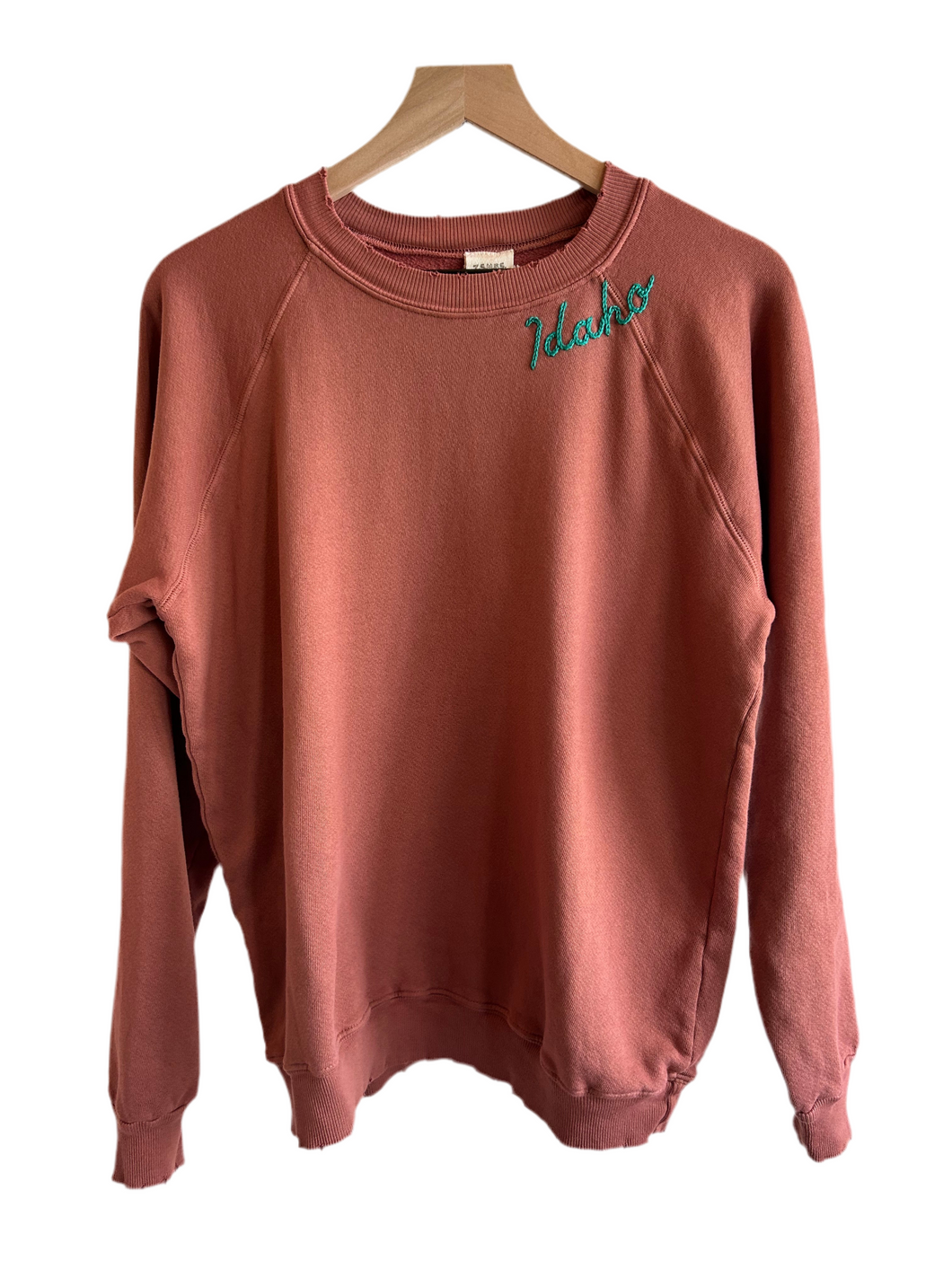 DUSTY ROSE EMBROIDERED IDAHO SWEATSHIRT