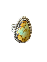 Load image into Gallery viewer, JW STERLING SILVER ROYSTON TURQUOISE RING - SIZE 7
