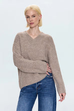 Load image into Gallery viewer, PISTOLA TALIA CHUNKY V-NECK SWEATER
