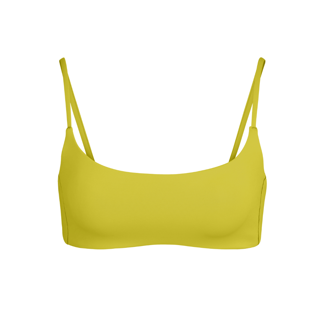 LEFT ON FRIDAY SWIM POOL DAYS TOP - SOUR (CHARTREUSE)