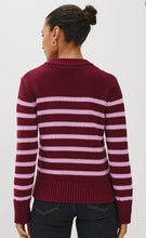 Load image into Gallery viewer, RAILS ALISE SWEATER - MULBERRY STRIPE

