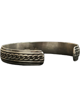 Load image into Gallery viewer, JW STERLING SILVER LINK CUFF BRACELET
