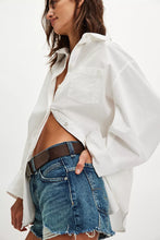 Load image into Gallery viewer, FREE PEOPLE SABINE TAILORED SHIRT
