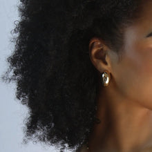 Load image into Gallery viewer, CAMPFIRE COUTURE 18K GOLD FILLED DOME EARRINGS
