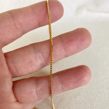 Load image into Gallery viewer, CAMPFIRE COUTURE 18K GOLD FILLED BOX CHAIN 16”
