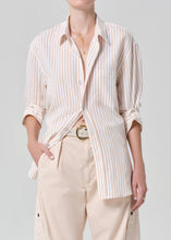Load image into Gallery viewer, CITIZENS OF HUMANITY KAYLA SHIRT - SHERBET STRIPE
