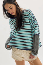 Load image into Gallery viewer, FREE PEOPLE CLEAN RUGBY TEE
