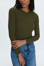 Load image into Gallery viewer, PISTOLA BAILEY LONG SLEEVE CREWNECK TOP - ADMIRAL
