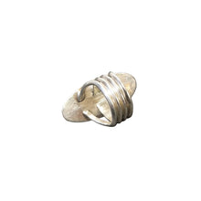 Load image into Gallery viewer, Back of silver ring.
