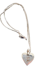 Load image into Gallery viewer, JW STERLING SILVER HEART OF RUBY PENDANT - 20"
