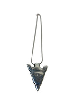 Load image into Gallery viewer, JW STERLING SILVER ARROW HEAD PENDANT NECKLACE – 18"
