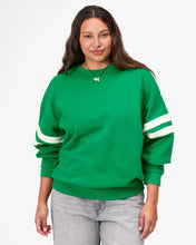 Load image into Gallery viewer, CLARE V OVERSIZED VARSITY SWEATSHIRT
