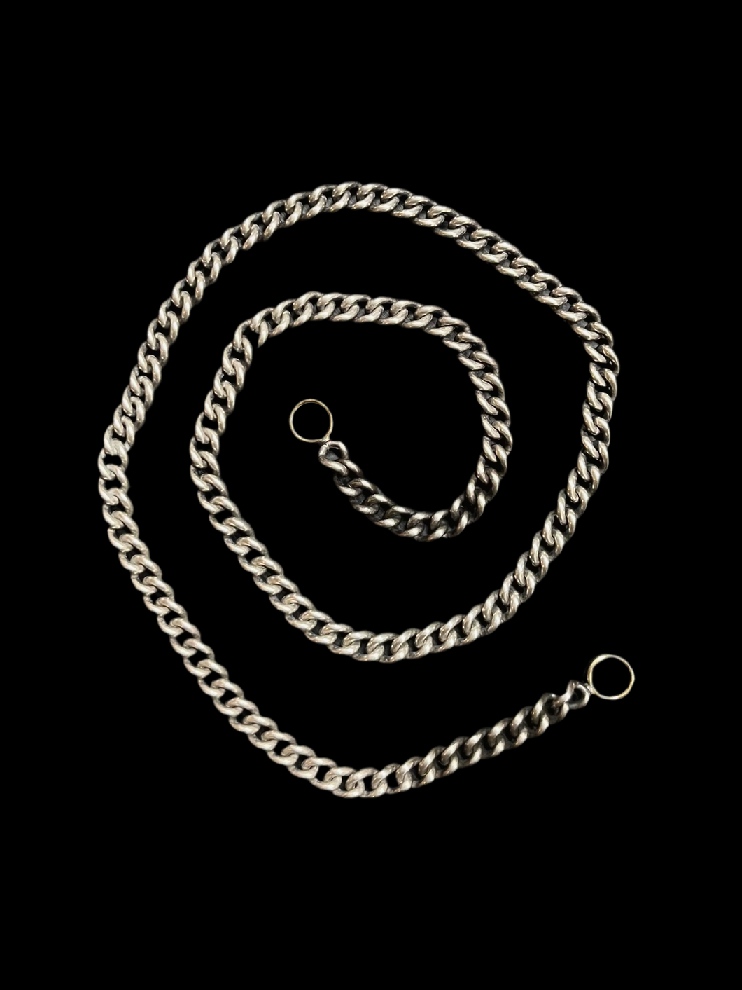 STERLING SILVER MEDIUM CURB CHAIN