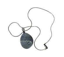Load image into Gallery viewer, JW STERLING SILVER BLUE LAPIS PENDANT NECKLACE – 18"
