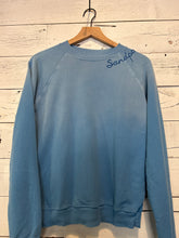 Load image into Gallery viewer, SANDPOINT EMBROIDERED SWEATSHIRT- LIGHT BLUE
