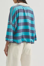 Load image into Gallery viewer, FREE PEOPLE AUGGIE TEE - NIGHT SHADOW/TROPICAL B
