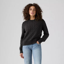 Load image into Gallery viewer, LEVI’S BOYFRIEND CABLE CREW SWEATER
