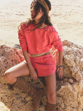 Load image into Gallery viewer, XIRENA PIERRE TERRY SWEATSHIRT - CERISE
