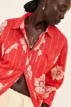 Load image into Gallery viewer, FREE PEOPLE HIDDEN FLOWER CAMO TOP
