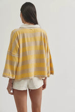 Load image into Gallery viewer, FREE PEOPLE AUGGIE TEE - OAT LATTE / YELLOW FINCH
