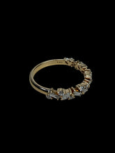 Load image into Gallery viewer, 14K GOLD RING WITH TEXTURED NATURAL DIAMONDS
