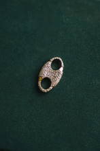 Load image into Gallery viewer, 14K GOLD CLOSURE, DIAMOND PAVE DOUBLE END CLOSURE
