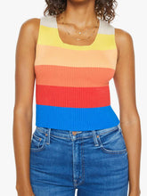 Load image into Gallery viewer, MOTHER THE ROUND NECK RIB TANK - OVER THE HORIZON
