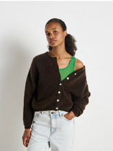Load image into Gallery viewer, AMERICAN VINTAGE WOMEN'S CARDIGAN VITOW - MELANGE COFFEE
