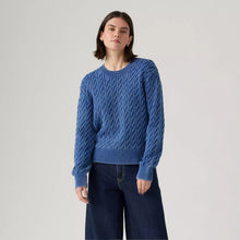 Load image into Gallery viewer, LEVI’S BOYFRIEND CABLE CREW SWEATER
