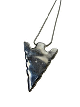 Load image into Gallery viewer, JW STERLING SILVER ARROW HEAD PENDANT NECKLACE – 18"
