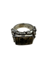 Load image into Gallery viewer, JW STERLING SILVER MAMMOTH TUSK RING – SIZE 10
