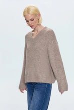 Load image into Gallery viewer, PISTOLA TALIA CHUNKY V-NECK SWEATER
