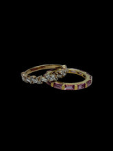 Load image into Gallery viewer, 14K GOLD RING WITH TEXTURED NATURAL DIAMONDS
