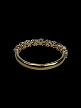Load image into Gallery viewer, 14K GOLD RING WITH TEXTURED NATURAL DIAMONDS
