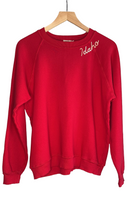 Load image into Gallery viewer, RED EMBROIDERED IDAHO SWEATSHIRT
