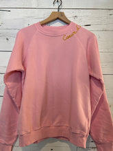 Load image into Gallery viewer, COEUR D’ ALENE EMBROIDERED SWEATSHIRT- PASTEL PINK

