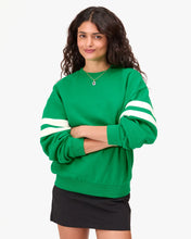 Load image into Gallery viewer, CLARE V OVERSIZED VARSITY SWEATSHIRT
